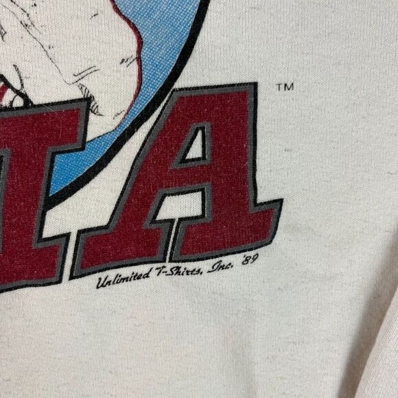 Vtg Russell Athletic 1989 Alabama Crimson Tide Crewneck Sweatshirt Elephant XL - Picture 5 of 15